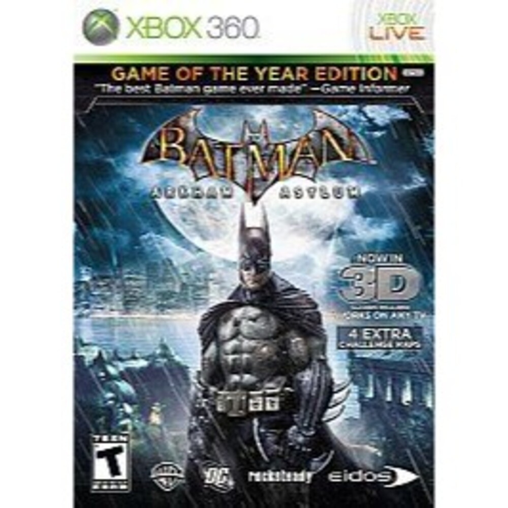 Batman: Arkham Asylum -- Game of the Year Edition (Microsoft Xbox 360, 2010)